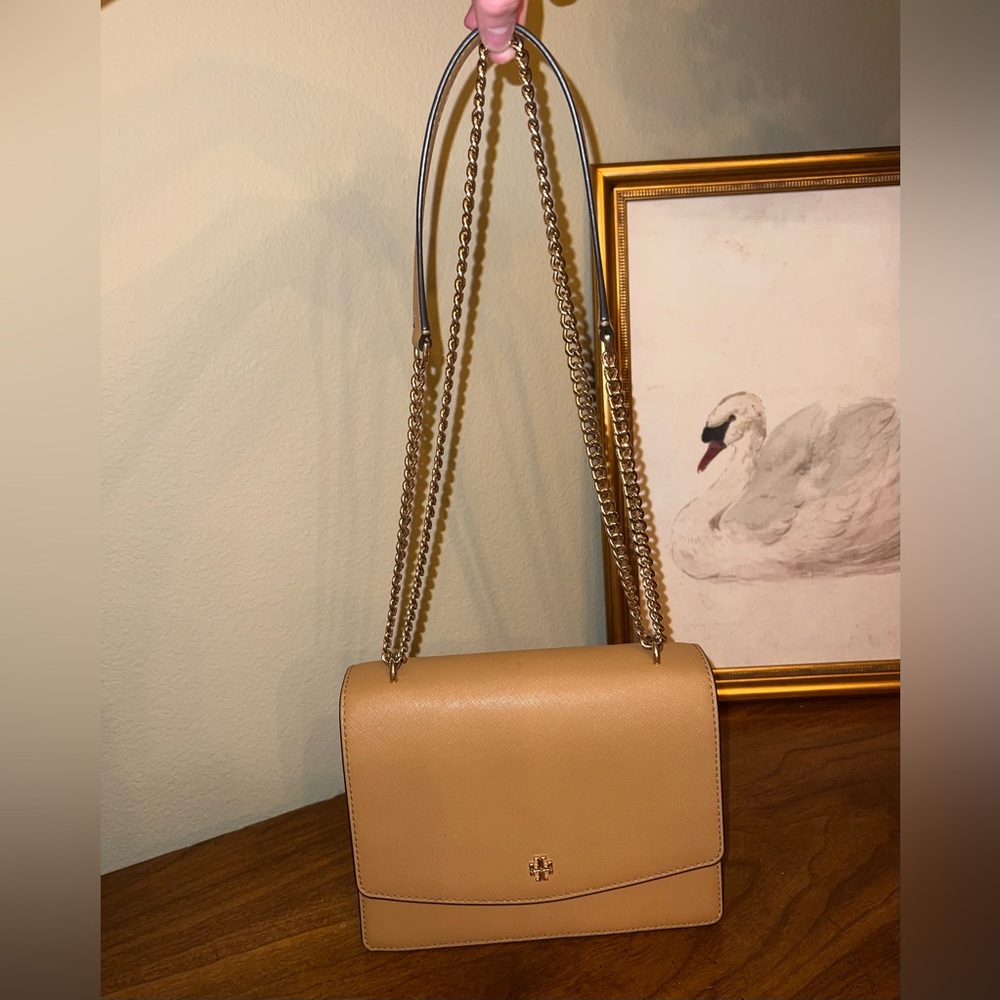 TORY BURCH EMERSON FLAP ADJUSTABLE SHOULDER BAG